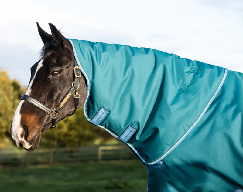 Horseware Amigo Bravo 12 Plus Heavy Weight Turnout Rug Storm Green/Turquoise/Aqua-1